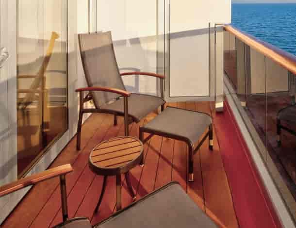Holland America Verandah — private verandah
