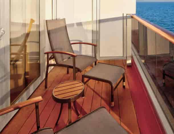 Holland America Verandah — private verandah