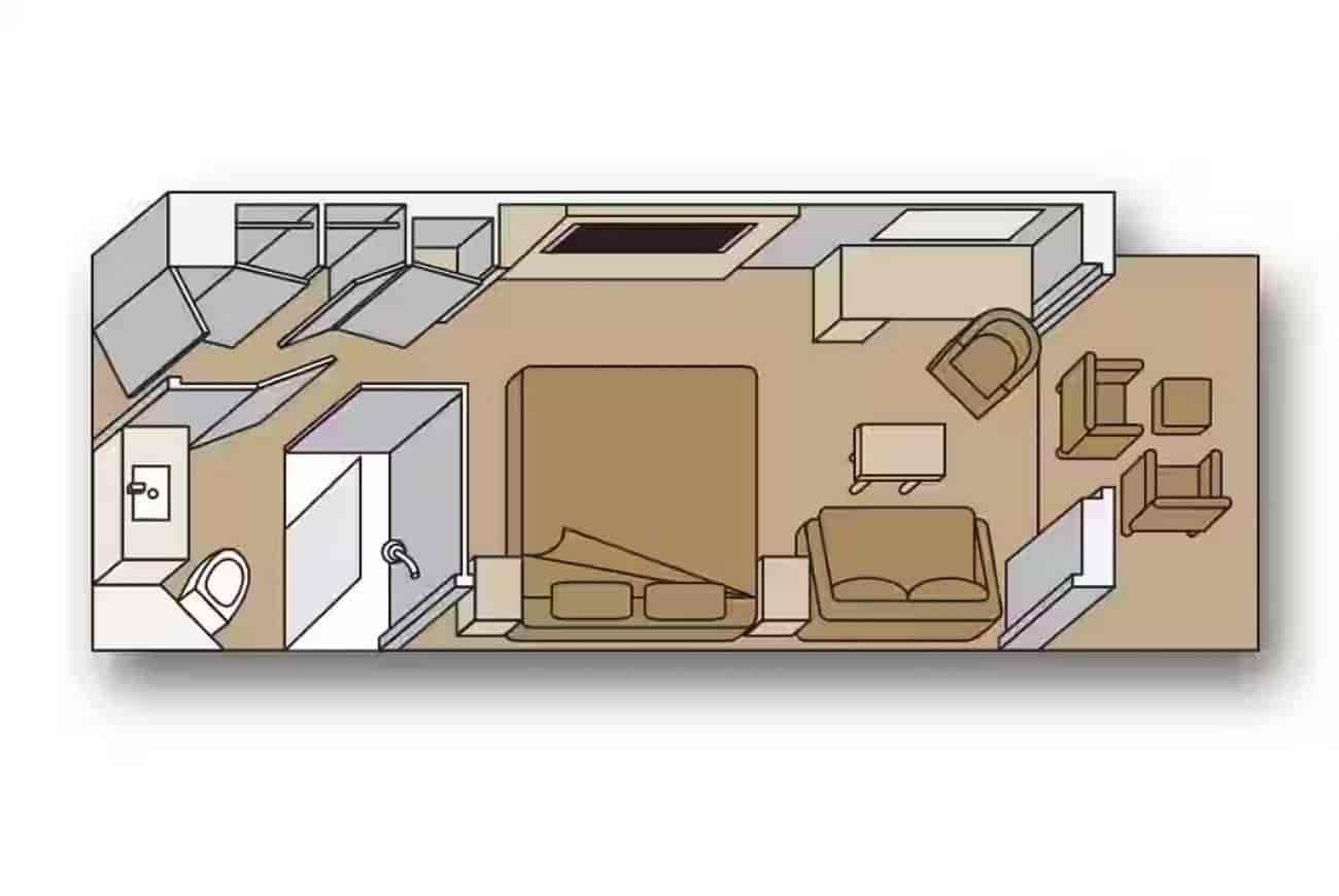 Holland America Verandah — floor plan