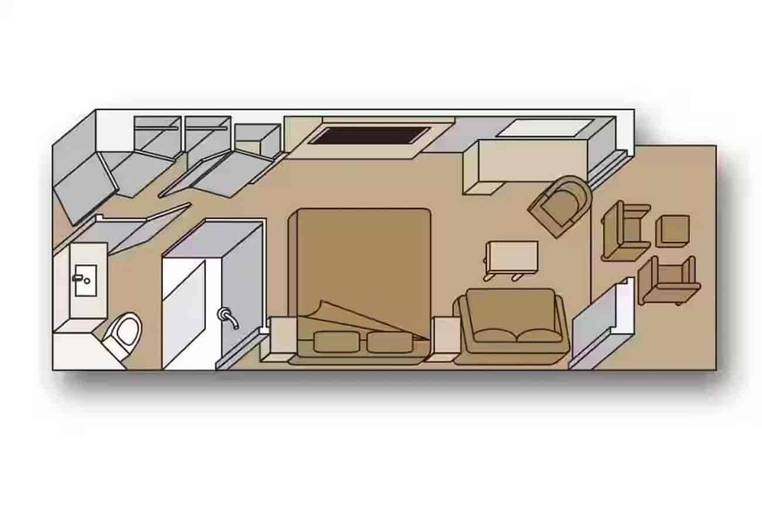 Holland America Verandah — floor plan