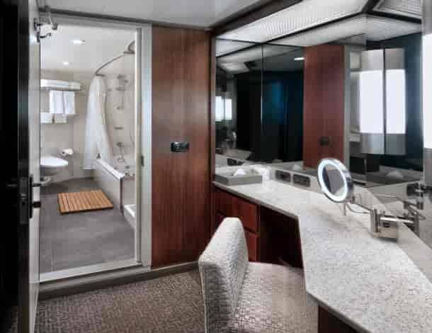 Holland America Neptune Suite — vanity