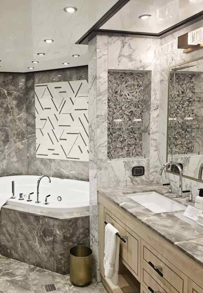 Holland America Pinnacle Suite — bathroom