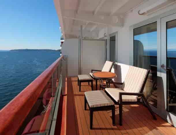 Holland America Signature Suite — private verandah