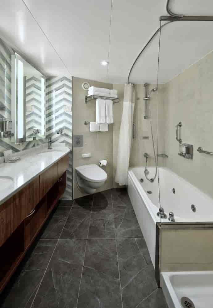 Holland America Signature Suite — bathroom