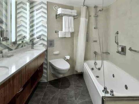 Holland America Signature Suite — bathroom