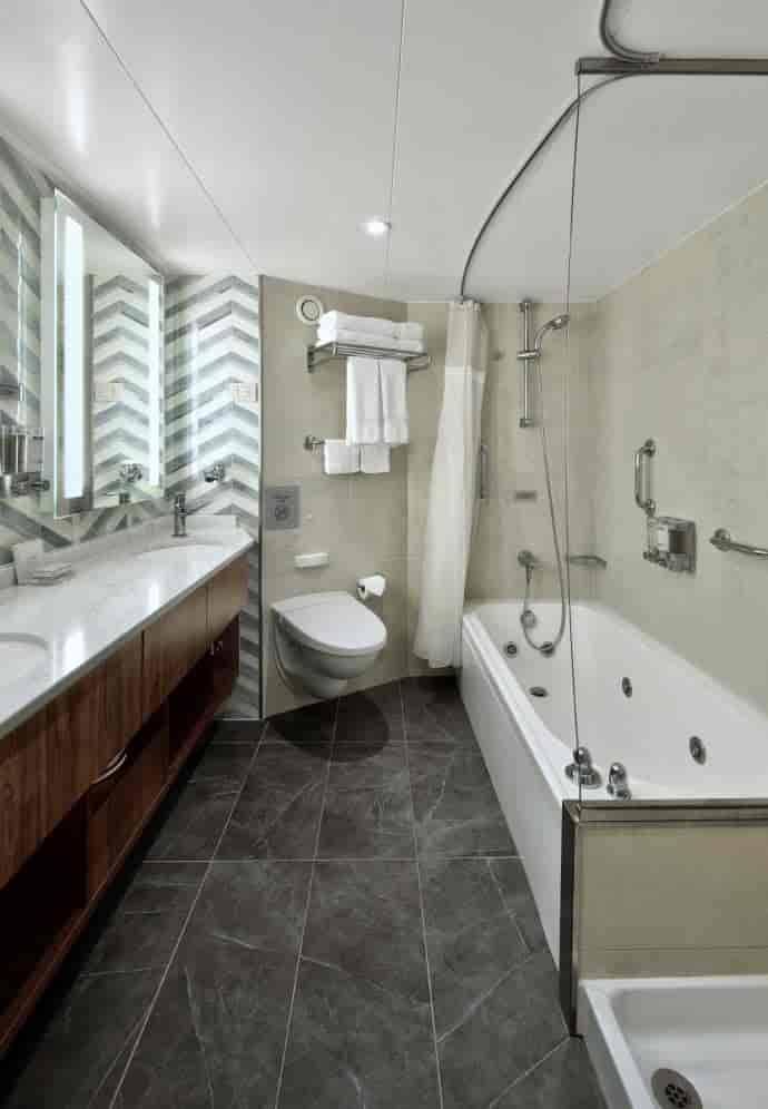 Holland America Signature Suite — bathroom