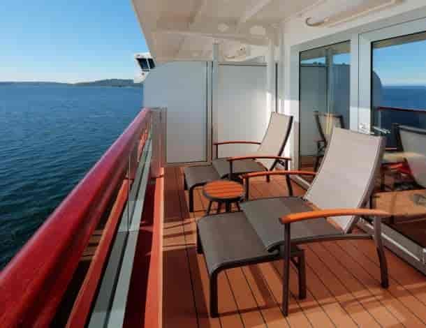 Holland America Verandah — private verandah