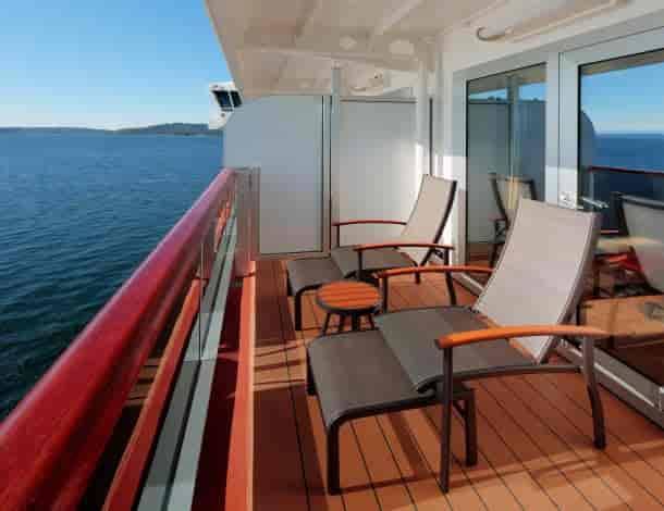 Holland America Verandah — private verandah