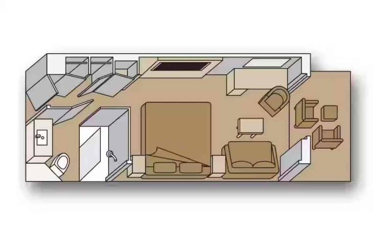 Holland America Verandah — floor plan