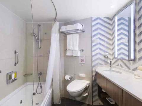 Holland America Neptune Suite — bathroom