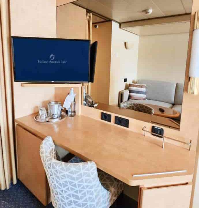 Holland America Ocean-view — stateroom