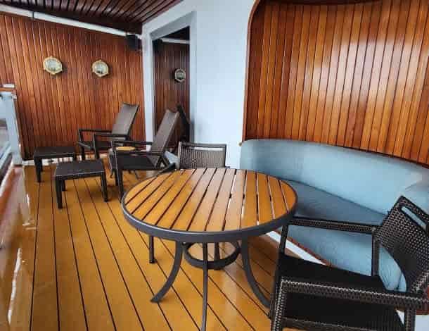 Holland America Pinnacle Suite — private verandah