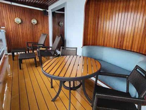 Holland America Pinnacle Suite — private verandah