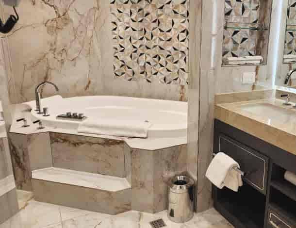 Holland America Pinnacle Suite — bathroom