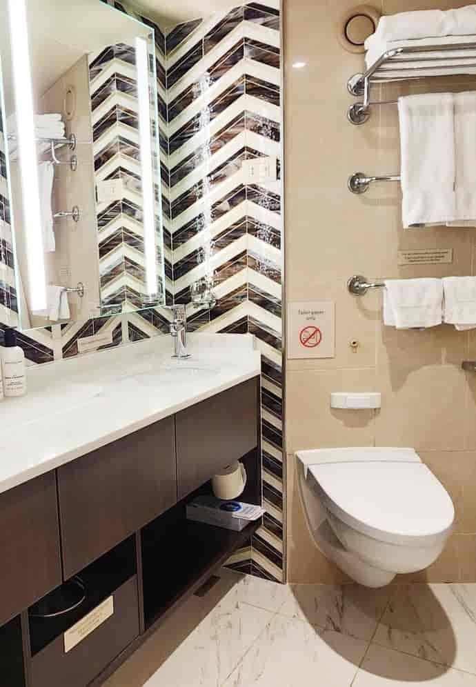 Holland America Signature Suite — bathroom