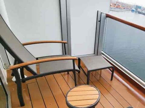 Holland America Verandah — private verandah