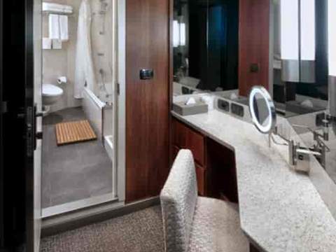 Holland America Neptune Suite — bathroom