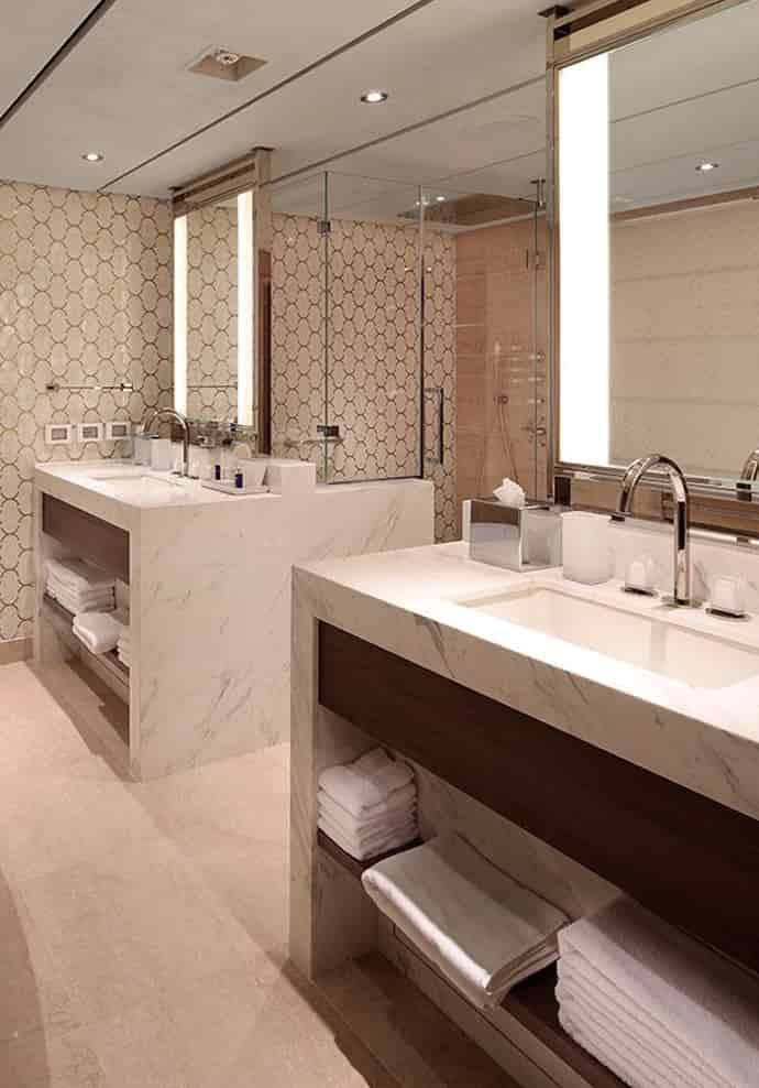 Holland America Pinnacle Suite — bathroom