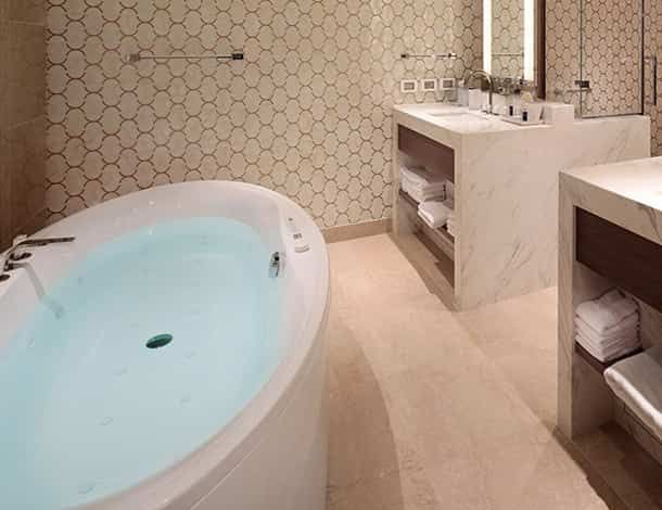 Holland America Pinnacle Suite — bathroom
