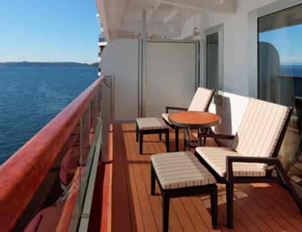 Holland America Signature Suite — private verandah