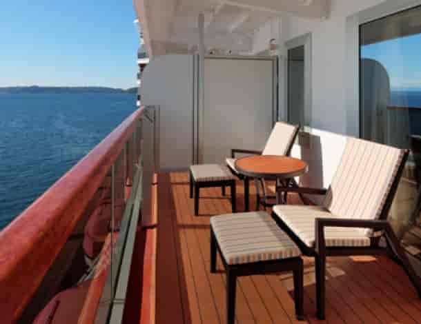 Holland America Signature Suite — private verandah