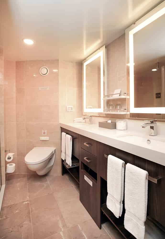 Holland America Signature Suite — bathroom