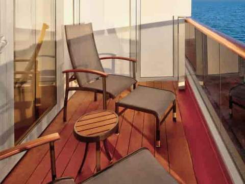 Holland America Verandah — private verandah