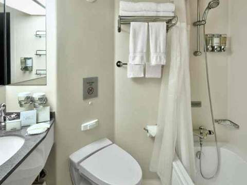 Holland America Ocean-view — bathroom
