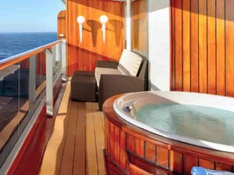 Holland America Pinnacle Suite — private verandah Holland America Pinnacle Suite — private verandah