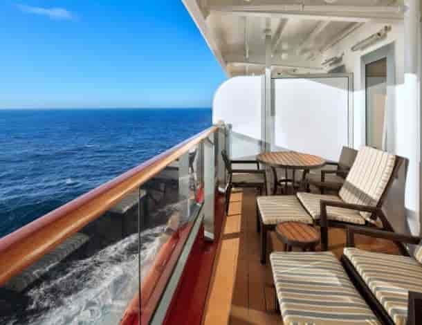 Holland America Signature Suite — private verandah