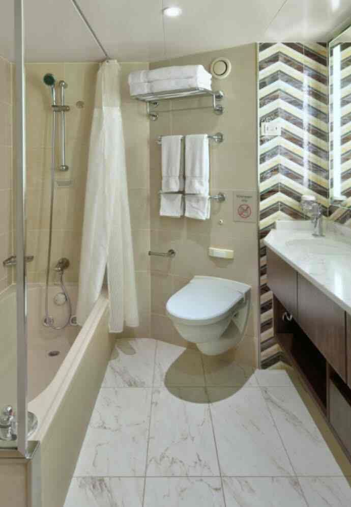 Holland America Signature Suite — bathroom