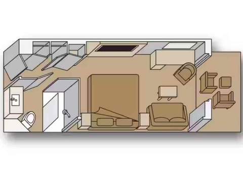 Holland America Verandah — floor plan