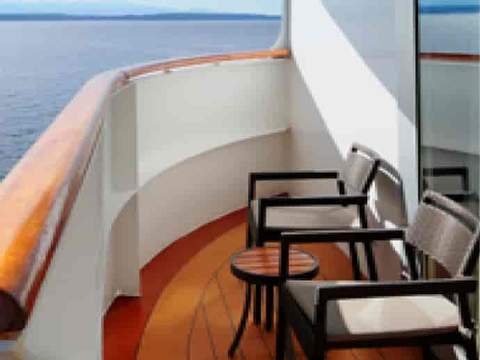 Holland America Neptune Suite — private verandah