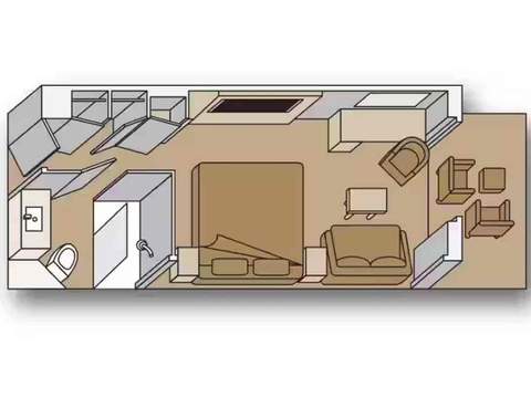 Holland America Verandah — floor plan