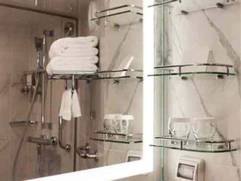 Holland America Vista Suite — bathroom