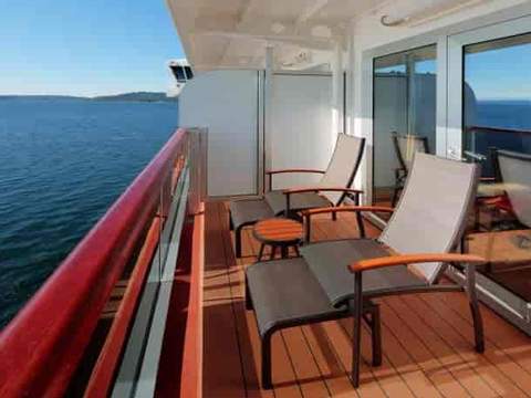 Holland America Verandah — private verandah