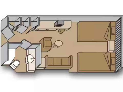 Holland America Interior — floor plan