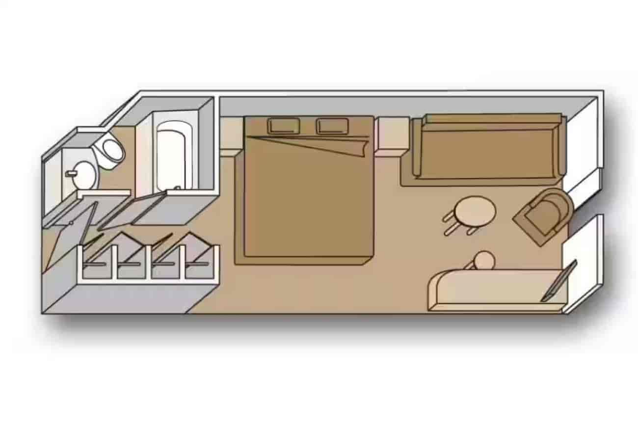 Holland America Lanai — floor plan