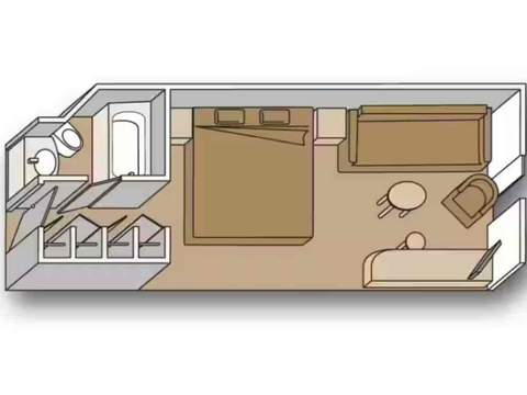 Holland America Lanai — floor plan