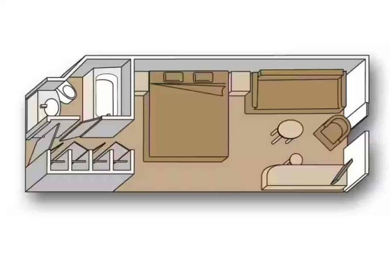 Holland America Lanai — floor plan