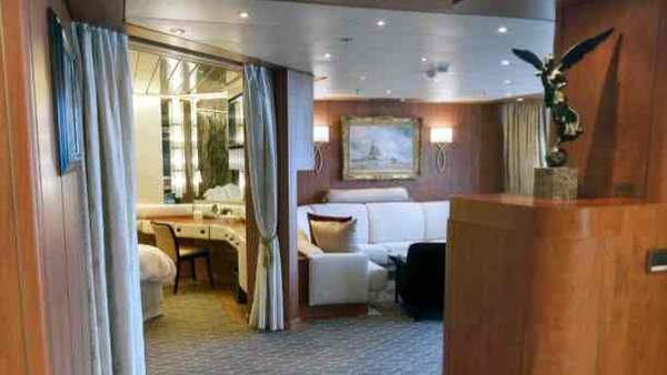Holland America Pinnacle Suite — sitting area Holland America Pinnacle Suite — sitting area