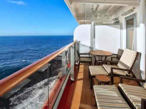 Holland America Signature Suite — private verandah