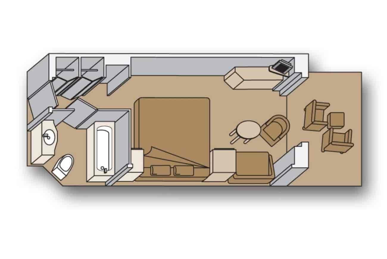 Holland America Verandah — floor plan