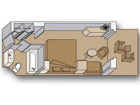 Holland America Verandah — floor plan