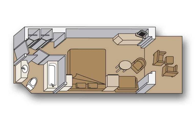 Holland America Verandah — floor plan