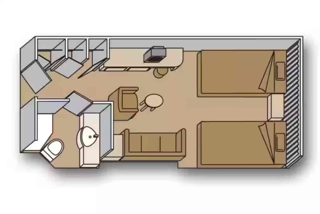 Holland America Interior — floor plan