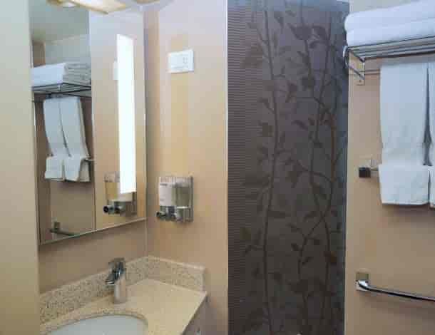 Holland America Ocean-view — bathroom