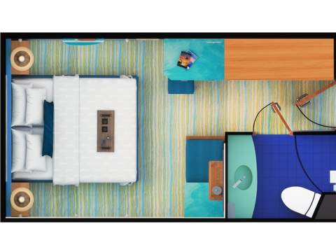 Margaritaville Cabin Category Cozy Interior Floorplan