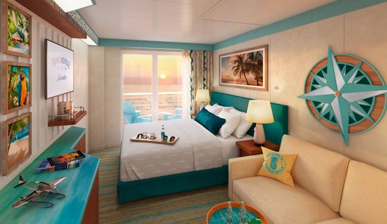 Margaritaville Cabin Category Extended Balcony Image