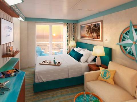 Margaritaville Cabin Category Extended Balcony Image Margaritaville Cabin Category Extended Balcony Image